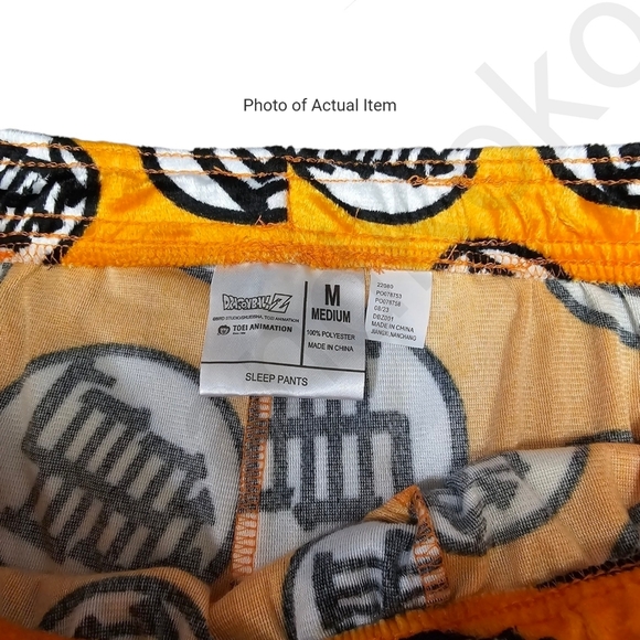 *LAST CHANCE & LAST 1* NWOT Dragon Ball Z Men's PJ Pants M & L - Picture 2 of 2